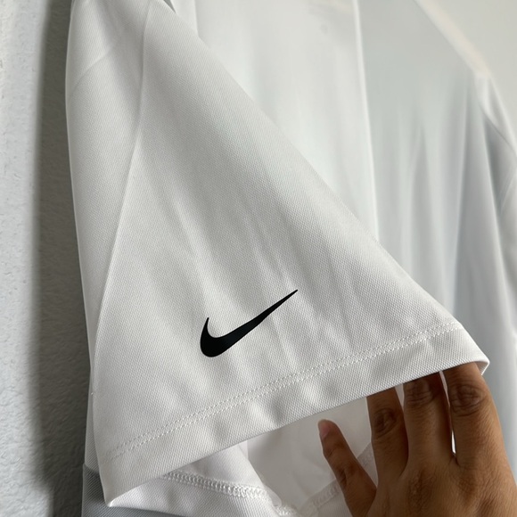 Nike Golf Polo Shirt Men’s XXL White Gray Colorblock Dri-FIT Performance Top NWT - Picture 4 of 11